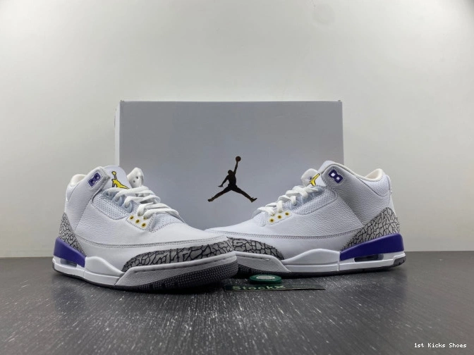 1st Kicks PE Bryant Retro Jordan 3 869802-907 Kobe 0816